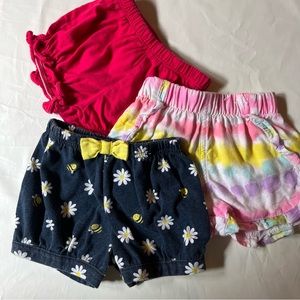 3 pairs of Shorts infants